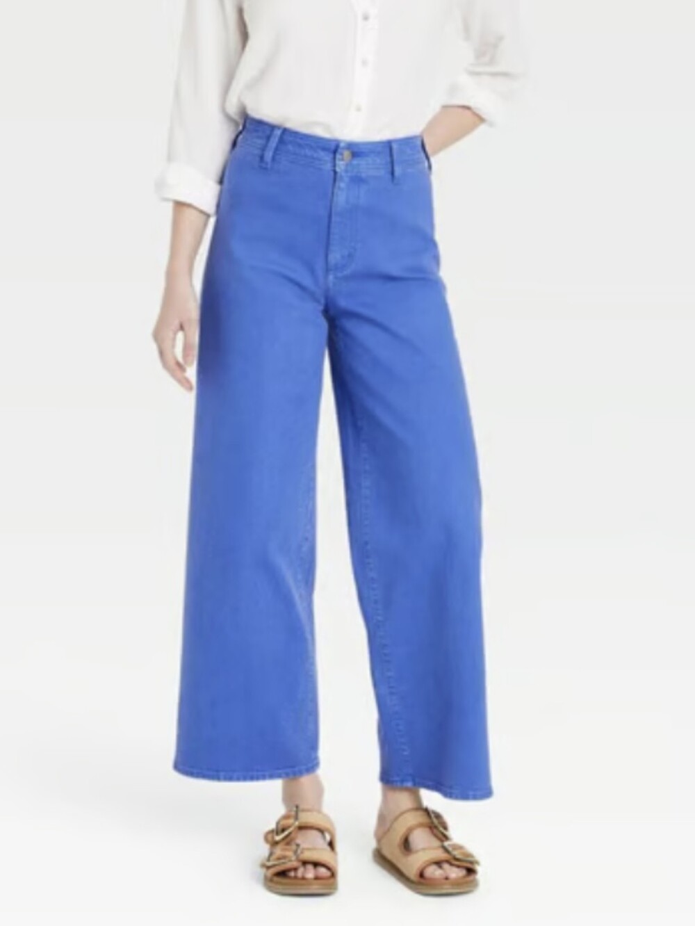 NWT- Universal Thread High-Rise Sailor Wide-Leg Ankle Jeans